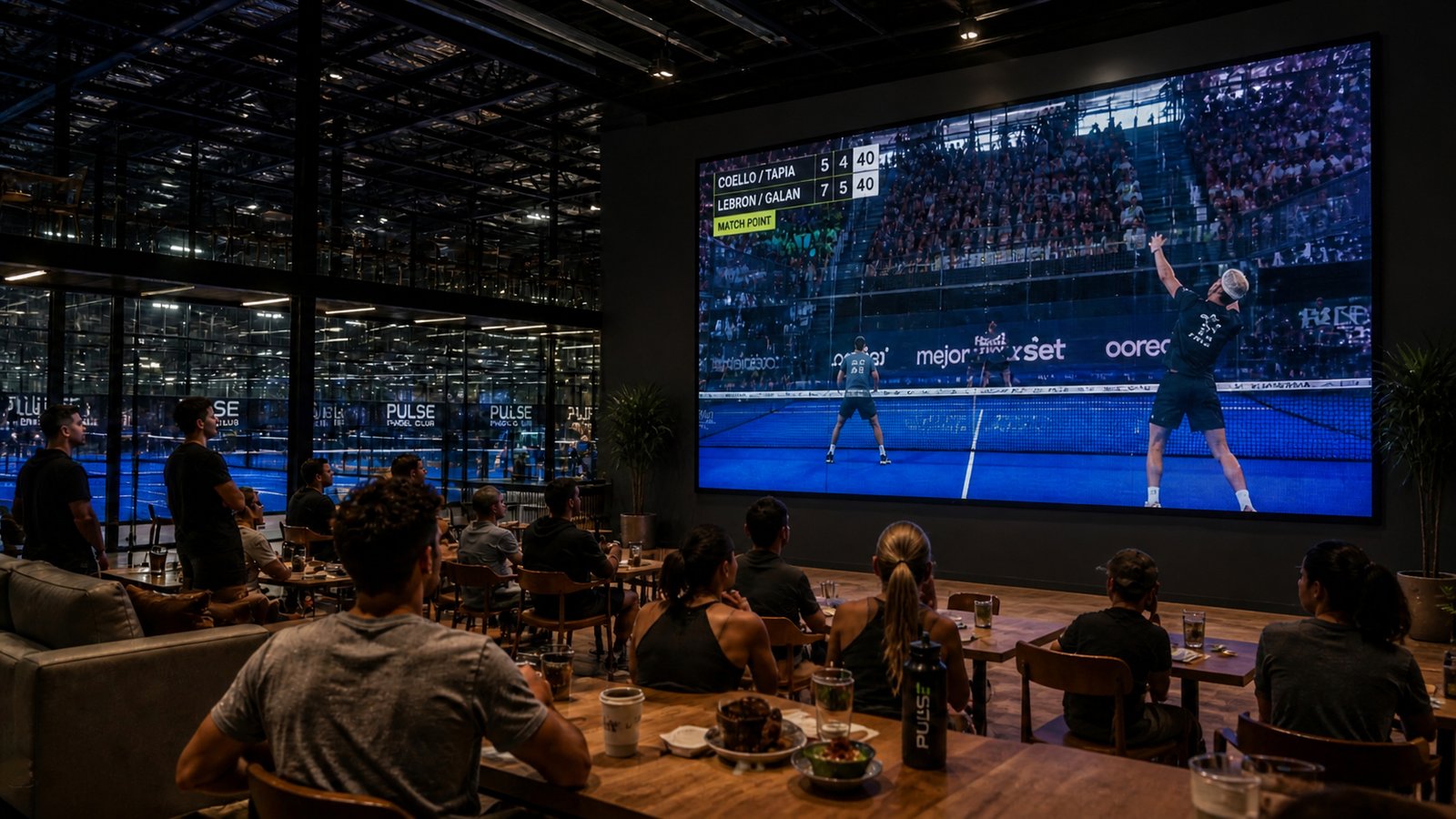 Match viewing room
